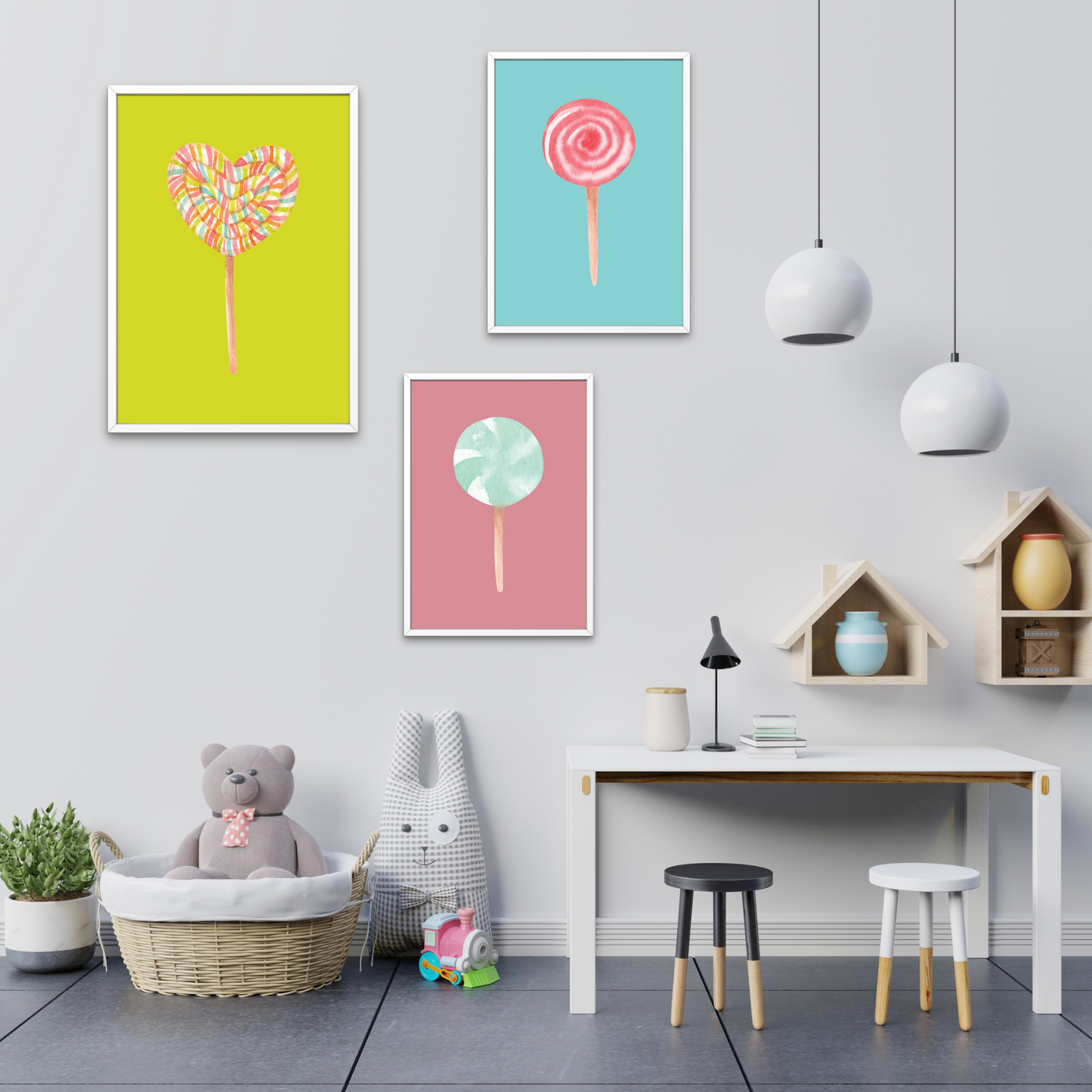 Lollipops Art Print No 2