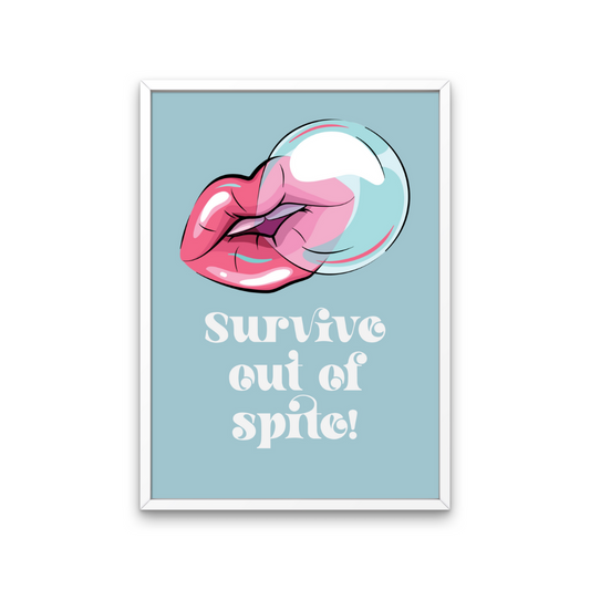 Survive Retro Print