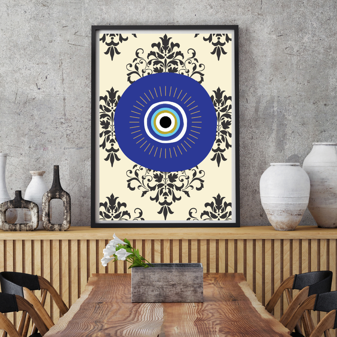 Evil Eye Baroque Print