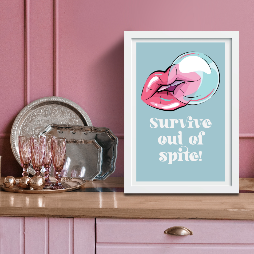 Survive Retro Print