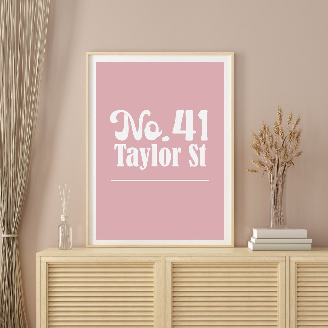 House Number Print