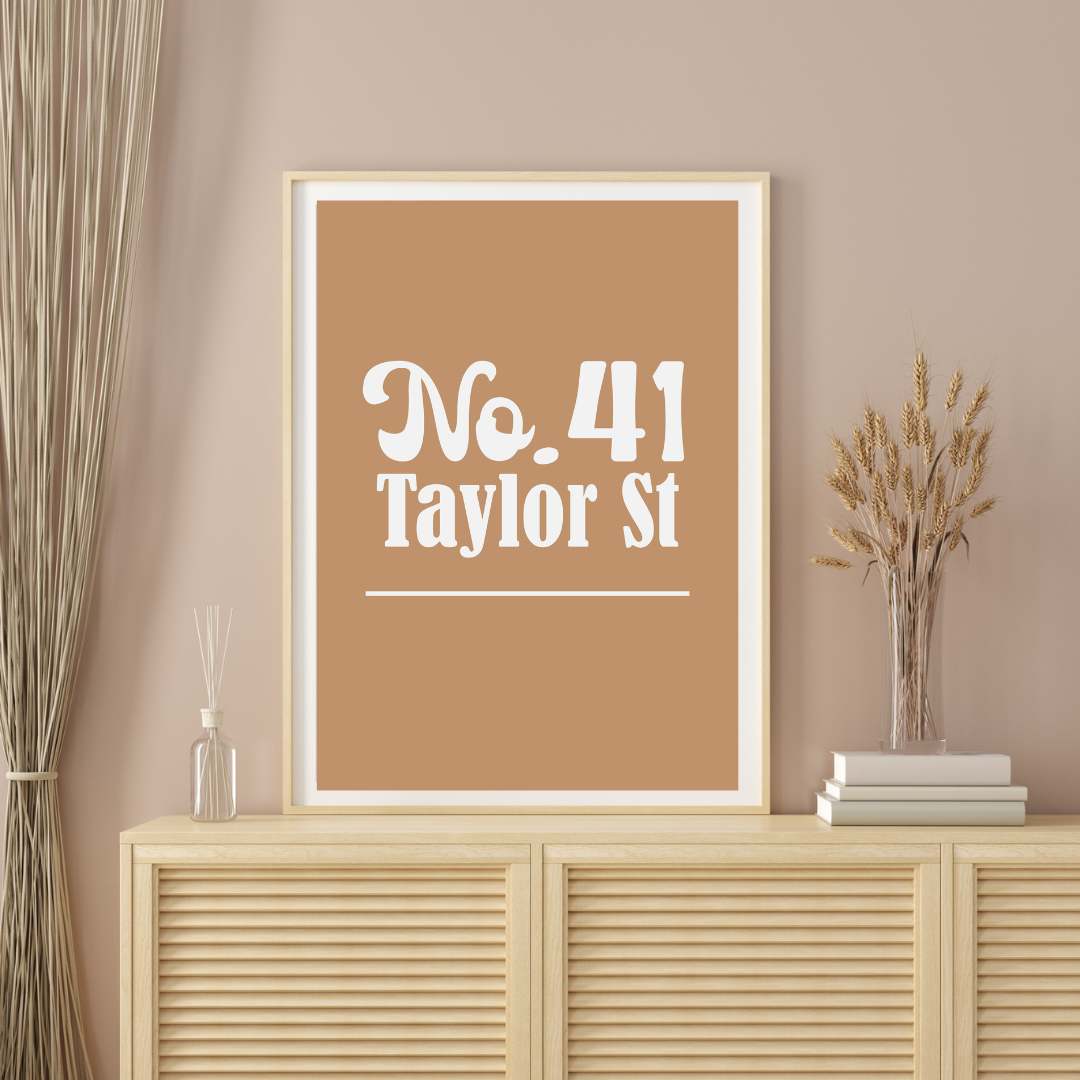 House Number Print