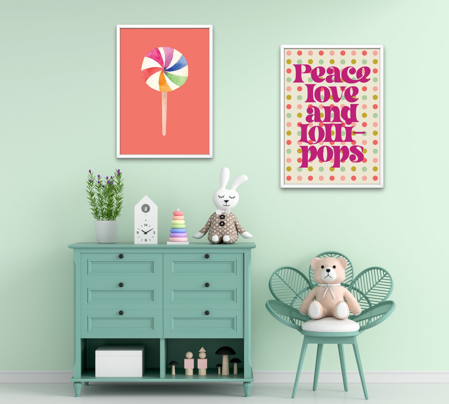 Lollipops Art Print No 4