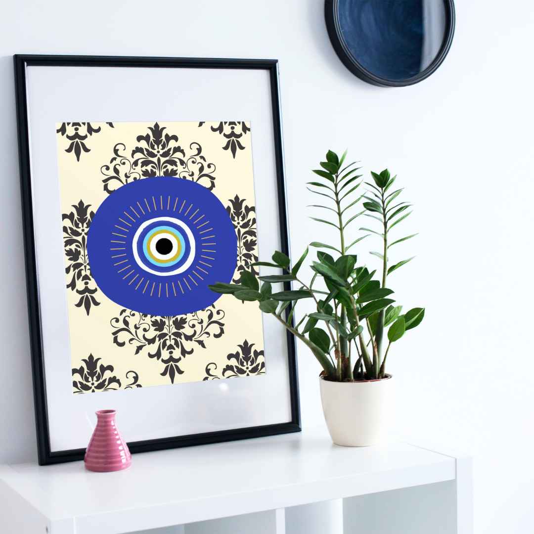 Evil Eye Baroque Print