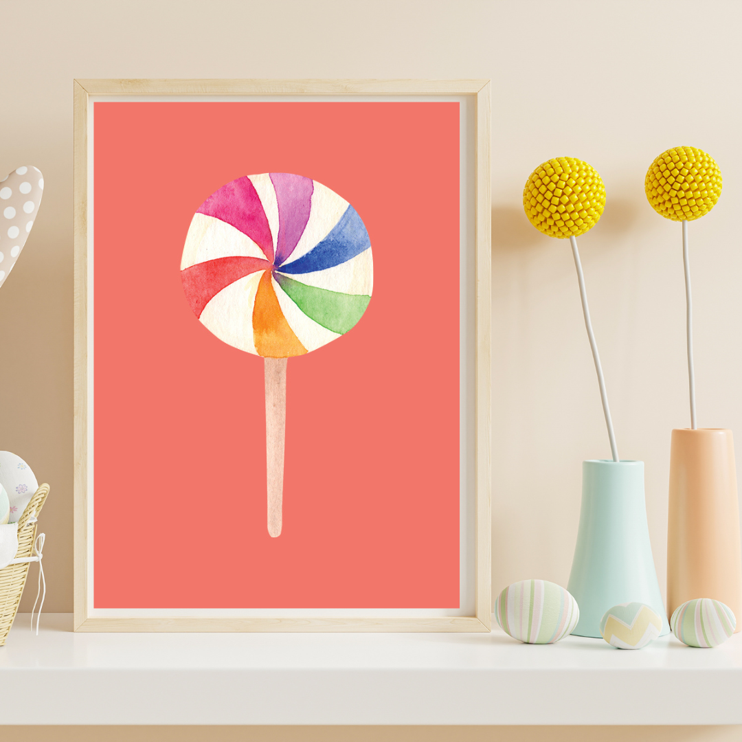 Lollipops Art Print No 4