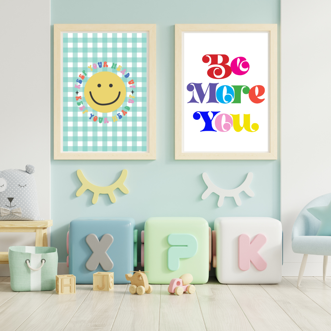 Be More You Rainbow Print