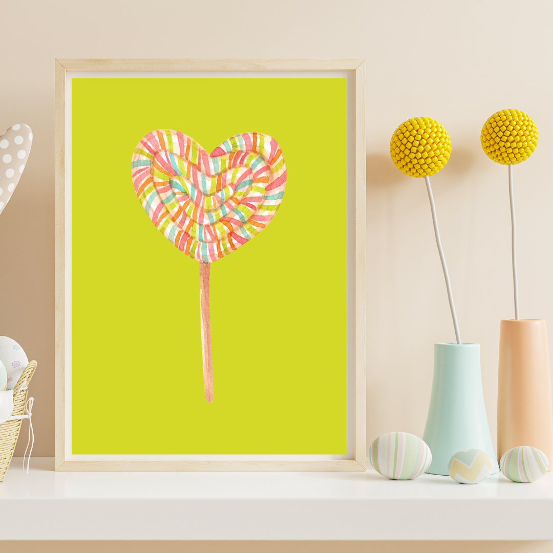 Lollipops Art Print No 2