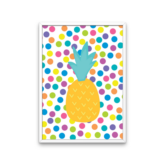 Confetti Pineapple Print