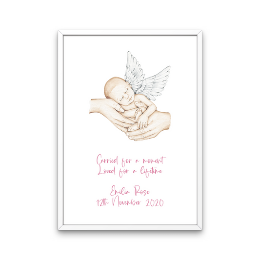 Loved for a Lifetime Personalised Memorial Print