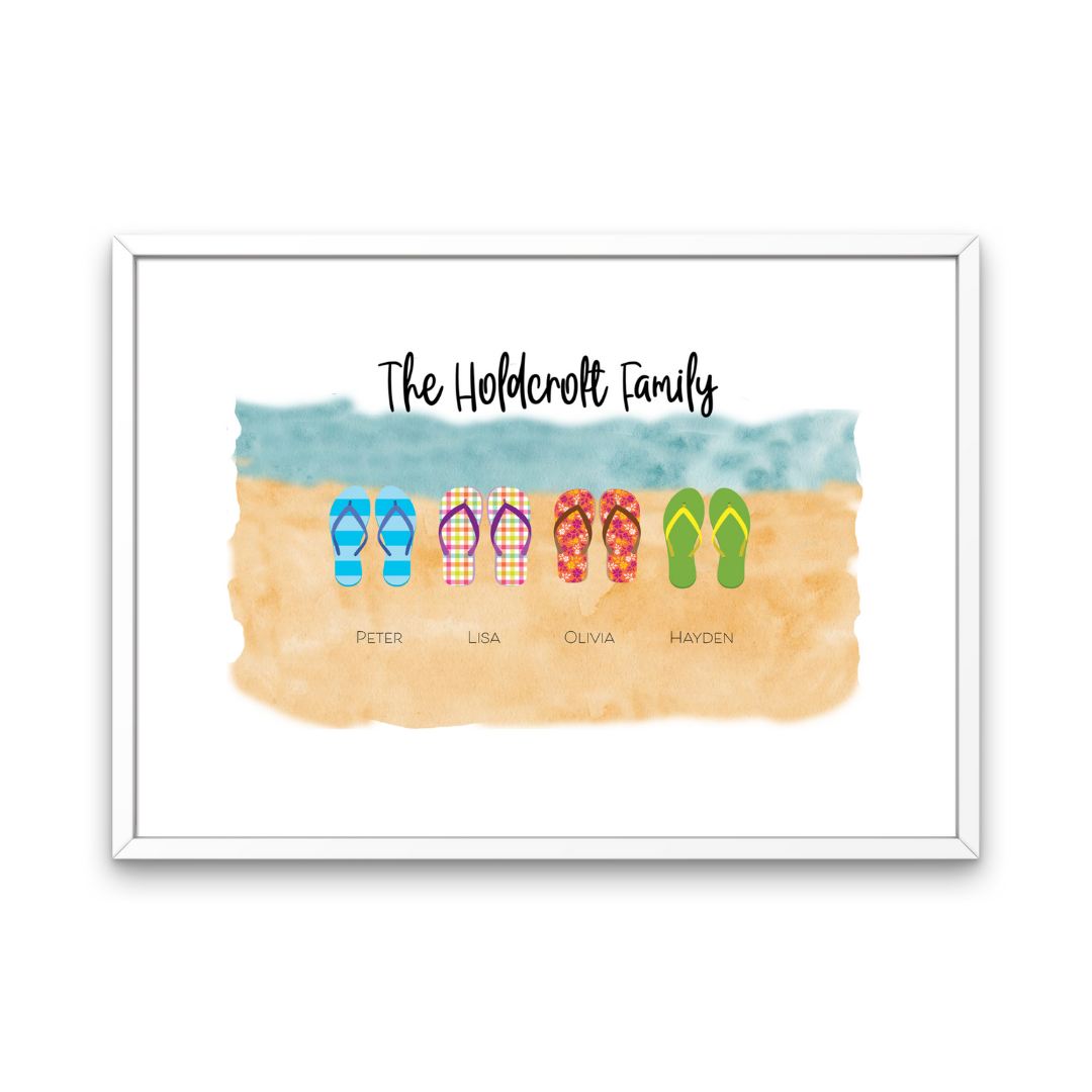 Thongs Family Print