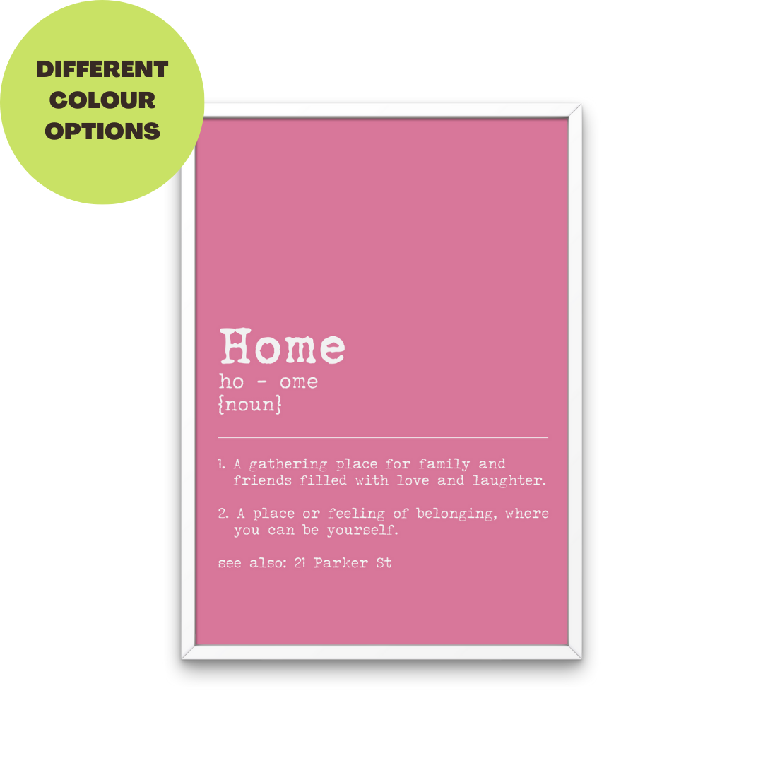 Home Dictionary Print