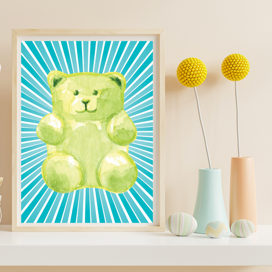 Gummy Bear Art Print No. 4