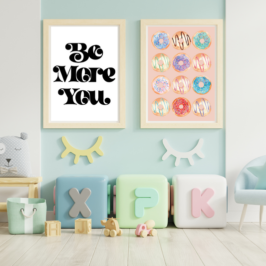 Be More You Monochrome Print