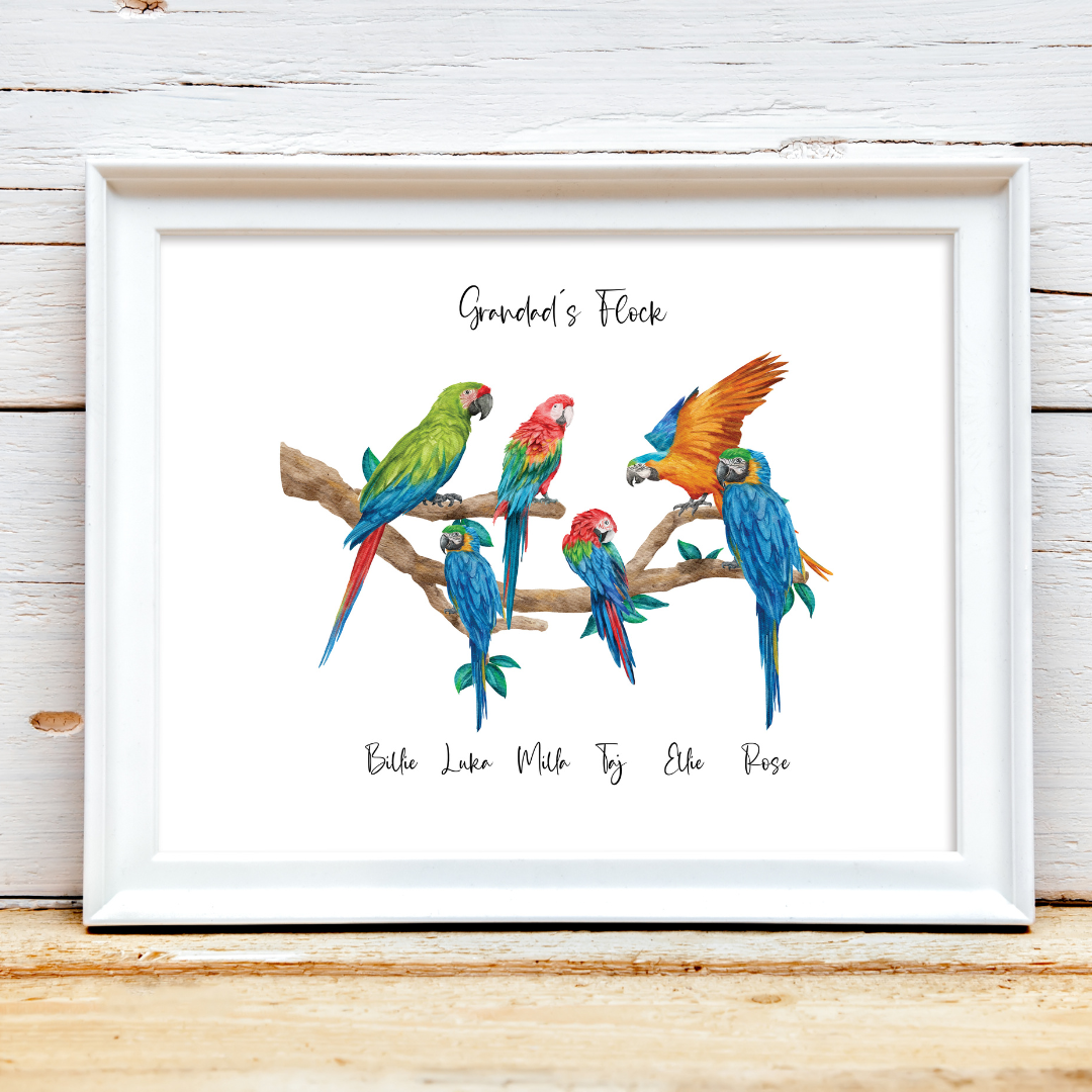 Bird Family Print