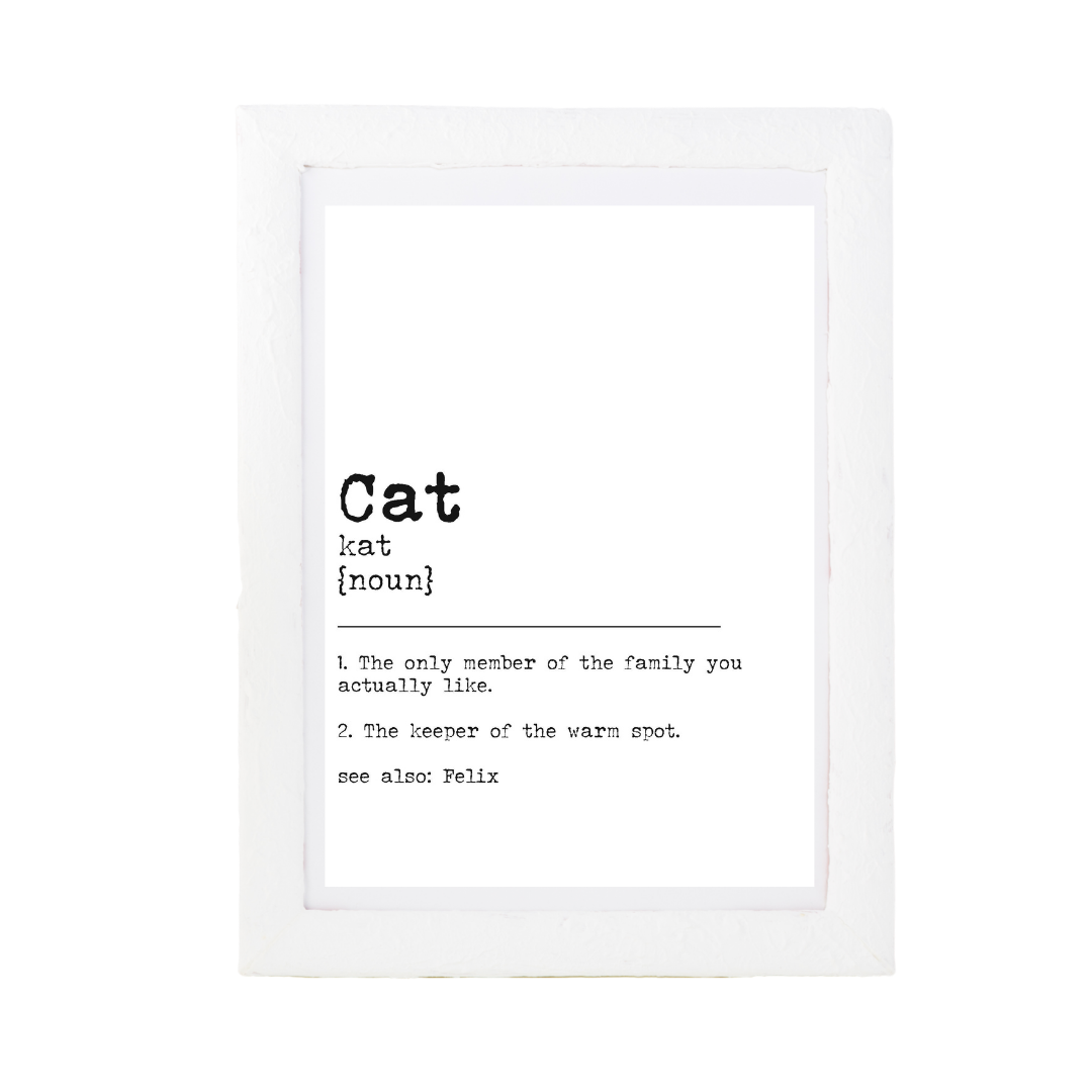 Cat Dictionary Print