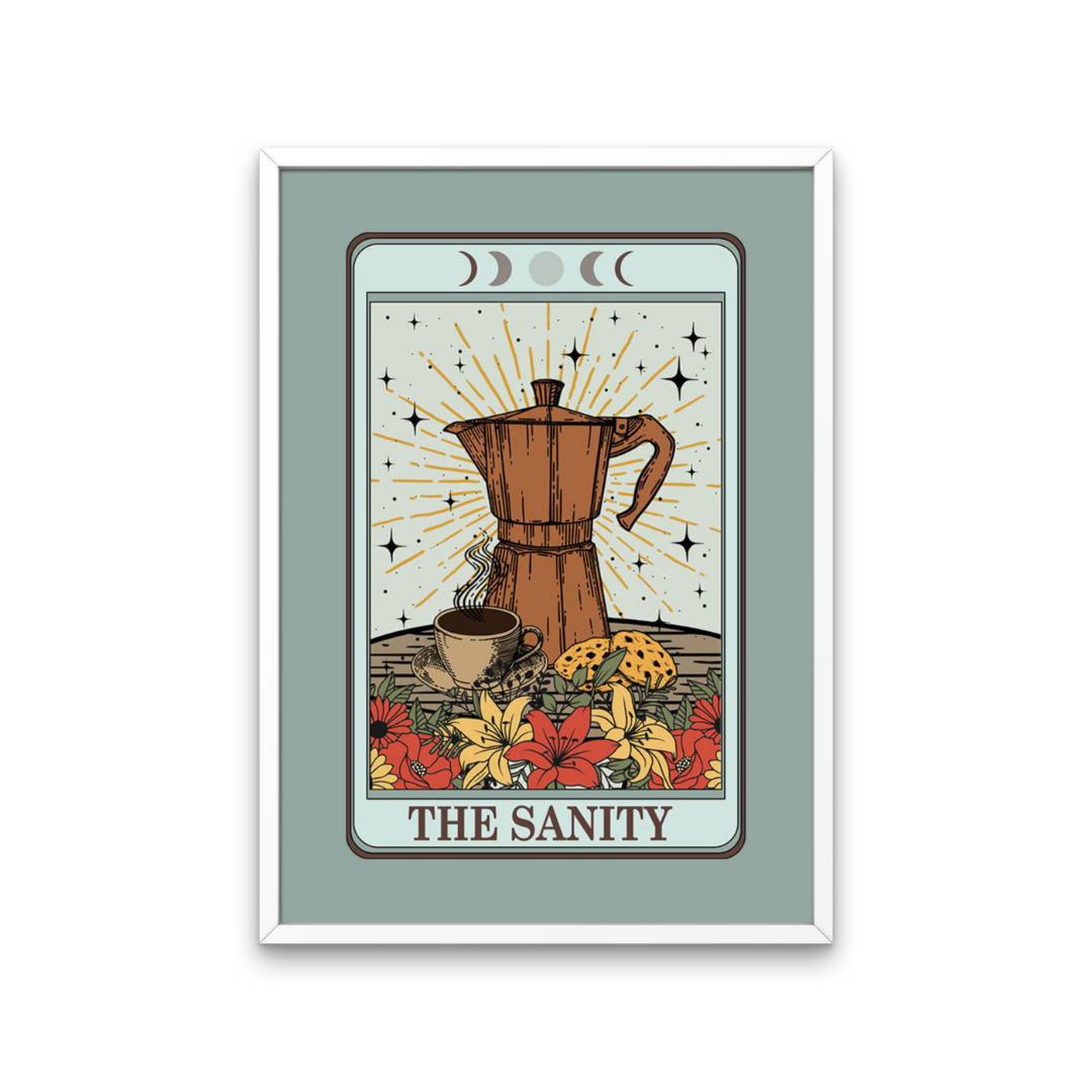 Coffee Tarot Card Print