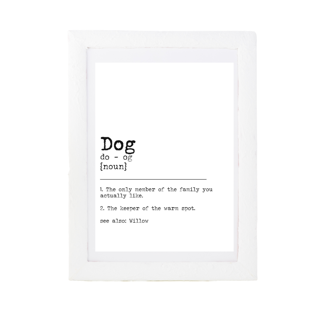 Dog Dictionary Print