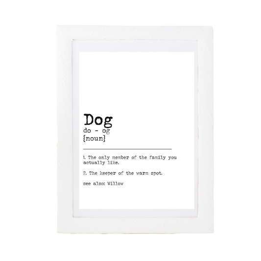 Dog Dictionary Print