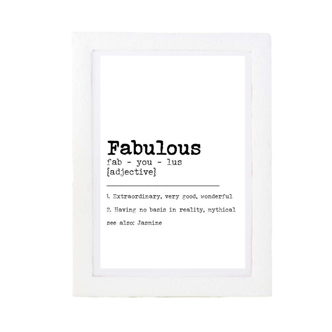 Fabulous Dictionary Print