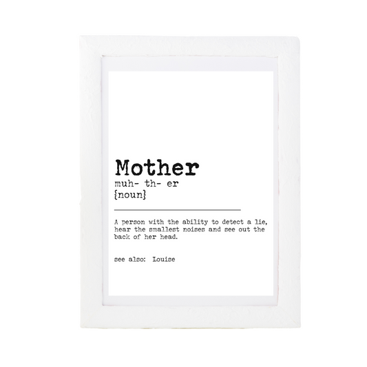 Mother Dictionary Print