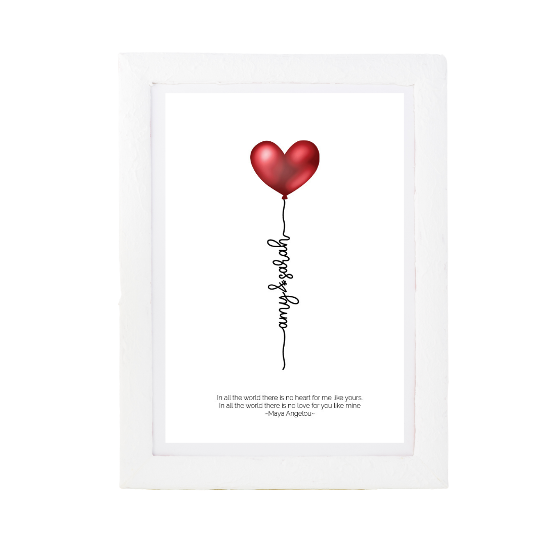 Personalised Couple Print