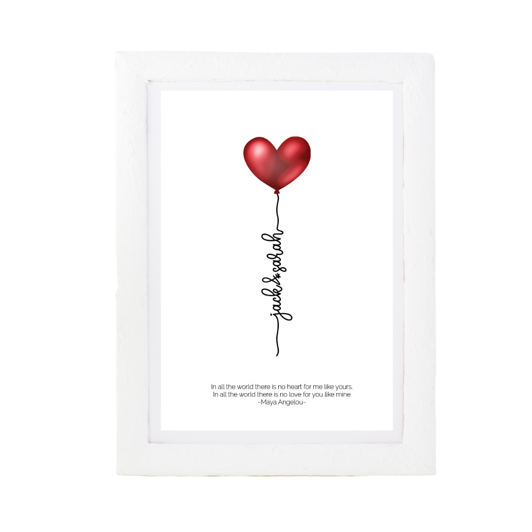 Personalised Couple Print