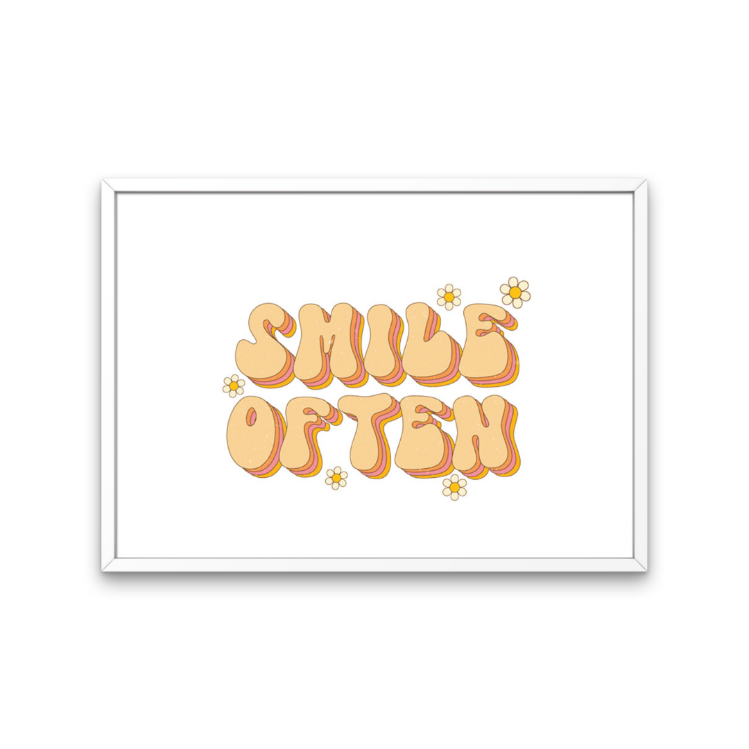 Smile Often Print