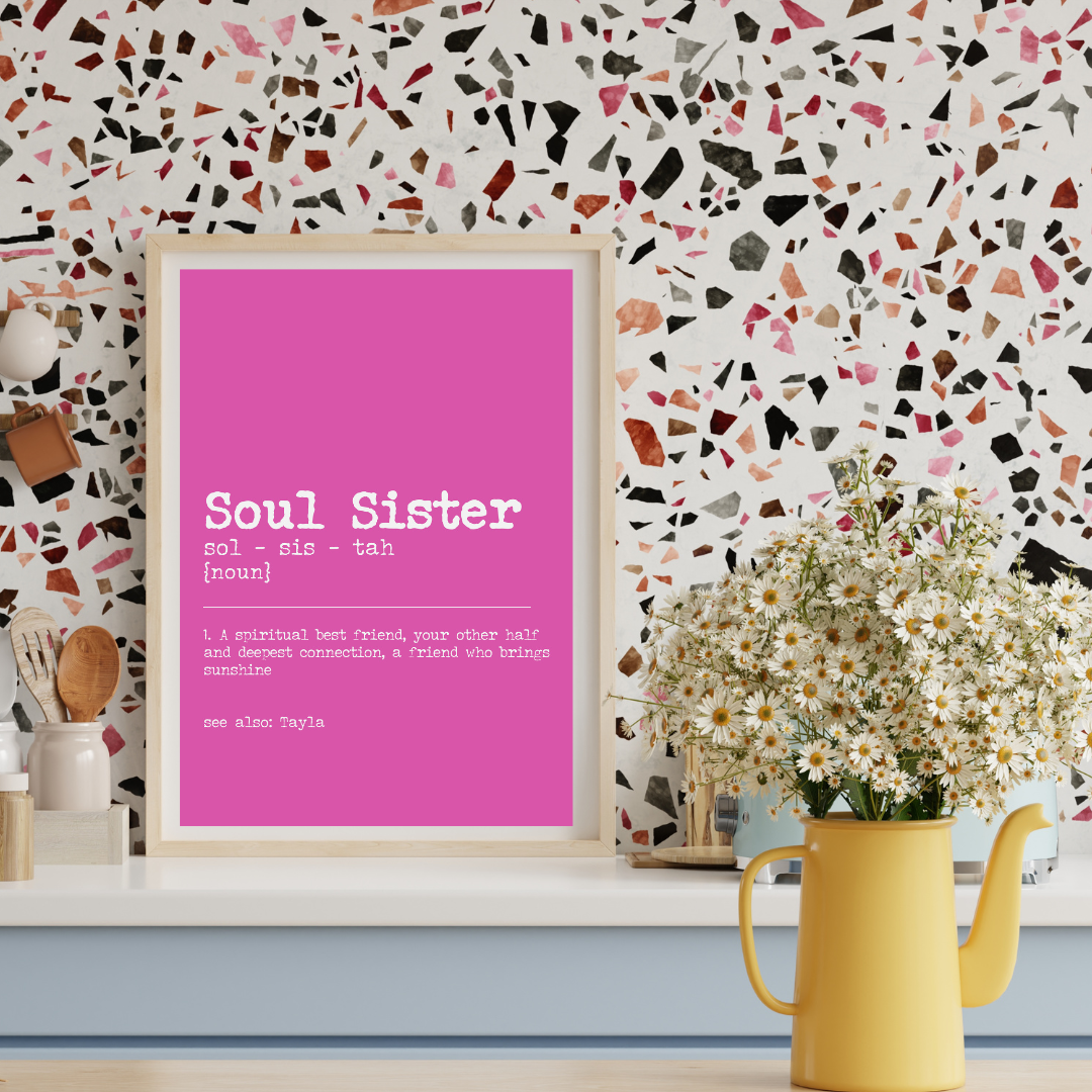 Soul Sister Dictionary Print