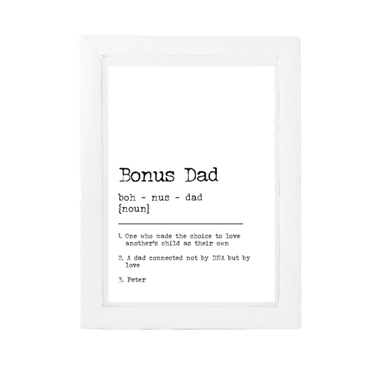 Stepped Up Dad / Bonus Dictionary Print