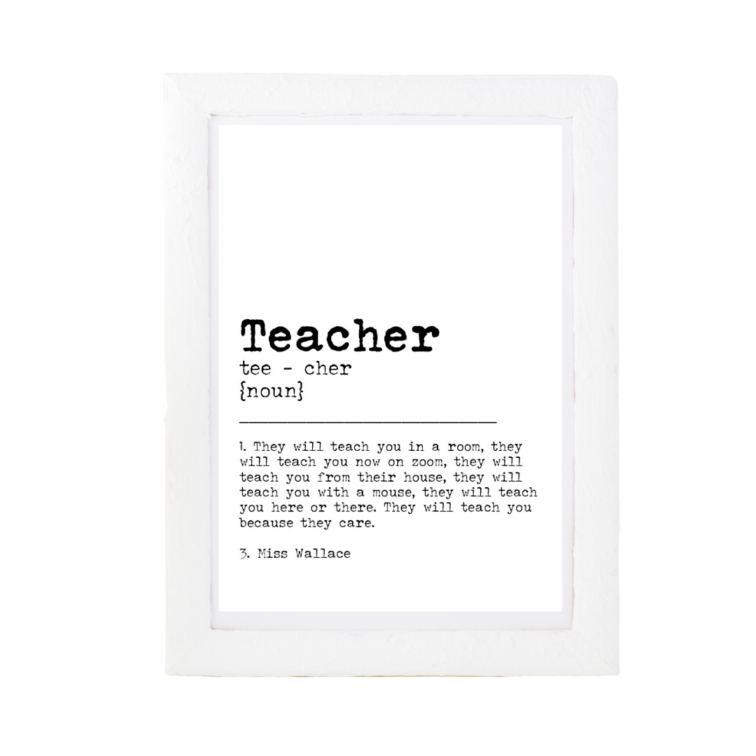 Teacher Dictionary Print