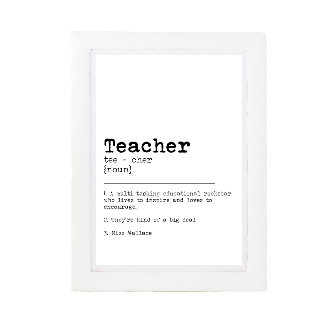 Teacher Dictionary Print