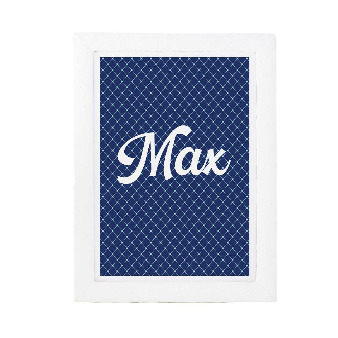 Varsity Name Print Navy